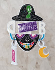Daily Brain Bread Edm Dj Dubstep Rave Spinner Dangler Glow Enamel Pins Hat Pins Lapel Pin Brooch Badge Festival Pin