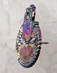 Rezz Hypnotic Hand Palm Reading Dubstep Edm Dj 3D Metal Enamel Pins Limited Edition Hat Pins Lapel Pin Brooch Badge Festival Pin