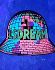 Lsdream Disco Dome Fractal Bucket Hat Disco Ball Wakaan Edm Dj Dubstep Enamel Pins Hat Pins Lapel Pin Brooch Badge Festival Pin