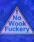 No Wook Fuckery Purple Glow Enamel Pins Hat Pins Lapel Pin Brooch Badge Festival Pin