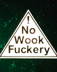 No Wook Fuckery Red Glow Enamel Pins Hat Pins Lapel Pin Brooch Badge Festival Pin