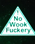 No Wook Fuckery Blue Glow Enamel Pins Hat Pins Lapel Pin Brooch Badge Festival Pin