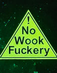No Wook Fuckery Yellow Glow Enamel Pins Hat Pins Lapel Pin Brooch Badge Festival Pin