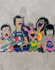 Bob's Burnouts Hippie Family Grateful Shakedown Burgers Dead Lot Glow Enamel Pins Hat Pins Lapel Pin Brooch Badge Festival Pin