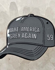 Make America Grey Again Suicide Boys Rap Hip Hop Music Enamel Pins Hat Pins Lapel Pin Brooch Badge Festival Pin
