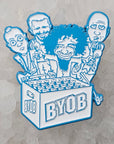 BYOB System Of A Beer Down Metal Rock Music V2 Enamel Pins Hat Pins Lapel Pin Brooch Badge Festival Pin