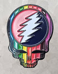 Forever Grateful Steal Your Rainbow Stealie Skull Dead Lot Enamel Pins Hat Pins Lapel Pin Brooch Badge Festival Pin