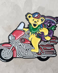 Forever Grateful Motorcycle Dancing Bears Dead Lot Enamel Pins Hat Pins Lapel Pin Brooch Badge Festival Pin