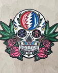 Forever Grateful Dancing Bear Weed Sugar Skull Dead Lot Enamel Pins Hat Pins Lapel Pin Brooch Badge Festival Pin