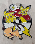 Pikachu Evolution Raichu Pokeball Cartoon Movie Game Enamel Pins Hat Pins Lapel Pin Brooch Badge Festival Pin
