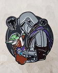 Baby Yoda & Mando Star Mandalorian Wars Grogu Cartoon Movie Game Enamel Pins Hat Pins Lapel Pin Brooch Badge Festival Pin