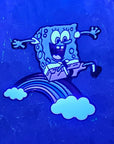 Imagination Rainbow Sponge Cloud Bob 90s Cartoon Enamel Pins Hat Pins Lapel Pin Brooch Badge Festival Pin