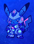 Robo Pikachu PokeMech Cyborg Pokeball Cartoon Video Game Anime Enamel Pins Hat Pins Lapel Pin Brooch Badge Festival Pin