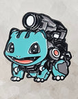 Robo Bulbasaur PokeMech Cyborg Pokeball Cartoon Video Game Anime Enamel Pins Hat Pins Lapel Pin Brooch Badge Festival Pin