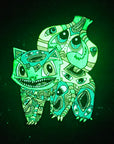 Psychedelic Monster Face Bulbasaur Poke Ball Video Game Enamel Pins Hat Pins Lapel Pin Brooch Badge Festival Pin
