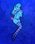 Alice In Lewd Land V5 Wonderland Kinked Erotic 90s Cartoon Pin Up Glitter Enamel Pins Hat Pins Lapel Pin Brooch Badge Festival Pin