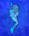 Lewd Dark Magician V3 Yu Gi Girl Oh Erotic 90s Cartoon Pin Up Glitter Enamel Pins Hat Pins Lapel Pin Brooch Badge Festival Pin