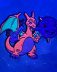 Stoner Charizard Poke Weed Charmander Smoke Enamel Pins Hat Pins Lapel Pin Brooch Badge Festival Pin