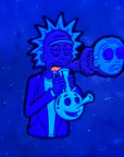Stoner Rick Smokey Morty 2000s Cartoon Weed Parody Enamel Pins Hat Pins Lapel Pin Brooch Badge Festival Pin