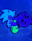 Stoner Sonic Hippie Hedgehog Video Game Weed Parody Enamel Pins Hat Pins Lapel Pin Brooch Badge Festival Pin