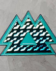 3D Rainbow Metal Wakaan Green Edm Dubstep Bass Music Dj Enamel Pins Hat Pins Lapel Pin Brooch Badge Festival Pin