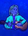Kurt Grunge Guitar God Cobain Punk Rock Nirvana Music Enamel Pins Hat Pins Lapel Pin Brooch Badge Festival Pin