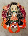 Nezuko Demon Anime Slayer Manga Enamel Pins Hat Pins Lapel Pin Brooch Badge Festival Pin