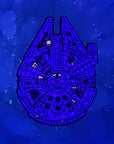 Millennium Star Falcon Wars Sci Fi Space Ship Jedi Enamel Pins Hat Pins Lapel Pin Brooch Badge Festival Pin