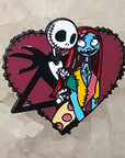 Jack & Sally Heart Love Nightmare Before Horror Christmas Enamel Pins Hat Pins Lapel Pin Brooch Badge Festival Pin