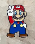 Peace Mario Super Video Game Bros Enamel Pins Hat Pins Lapel Pin Brooch Badge Festival Pin