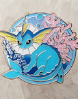 Vaporeon Eeveelution Eevee Evolution Pokeball Enamel Pins Hat Pins Lapel Pin Brooch Badge Festival Pin
