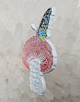 3D Butterfly Magic Mushroom Psychedelic Shroom Nature Art Glow Edition Enamel Pins Limited Edition Hat Pins Lapel Pin Brooch Badge Festival Pin