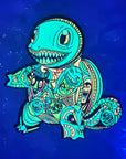 Psychedelic Monster Face Squirtle Poke Ball Video Game Enamel Pins Hat Pins Lapel Pin Brooch Badge Festival Pin