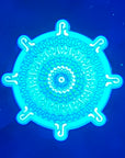 PL Mandala Portal Pretty Bass Lights Edm PLF Music DJ Blue/Yellow Enamel Pins Hat Pins Lapel Pin Brooch Badge Festival Pin
