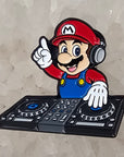 Super Dj Mario Dubstep Bros Edm Music Pintendo Enamel Pins Hat Pins Lapel Pin Brooch Badge Festival Pin