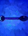 Moons Out Spoons Out Black/Gold Mini Spoon Enamel Pins Hat Pins Lapel Pin Brooch Badge Festival Pin