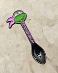 Cowabunga Tmnt Ninja Turtle Mini Spoon Purple Enamel Pins Hat Pins Lapel Pin Brooch Badge Festival Pin