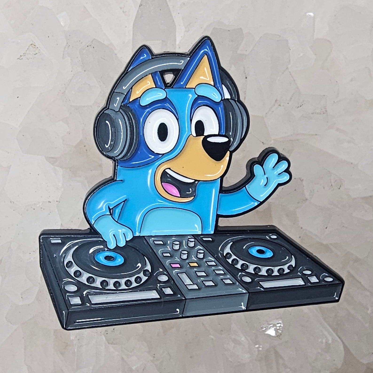 Dj Bluey Dubstep Dog Rave Edm Enamel Pins Hat Pins Lapel Pin Brooch Badge Festival Pin