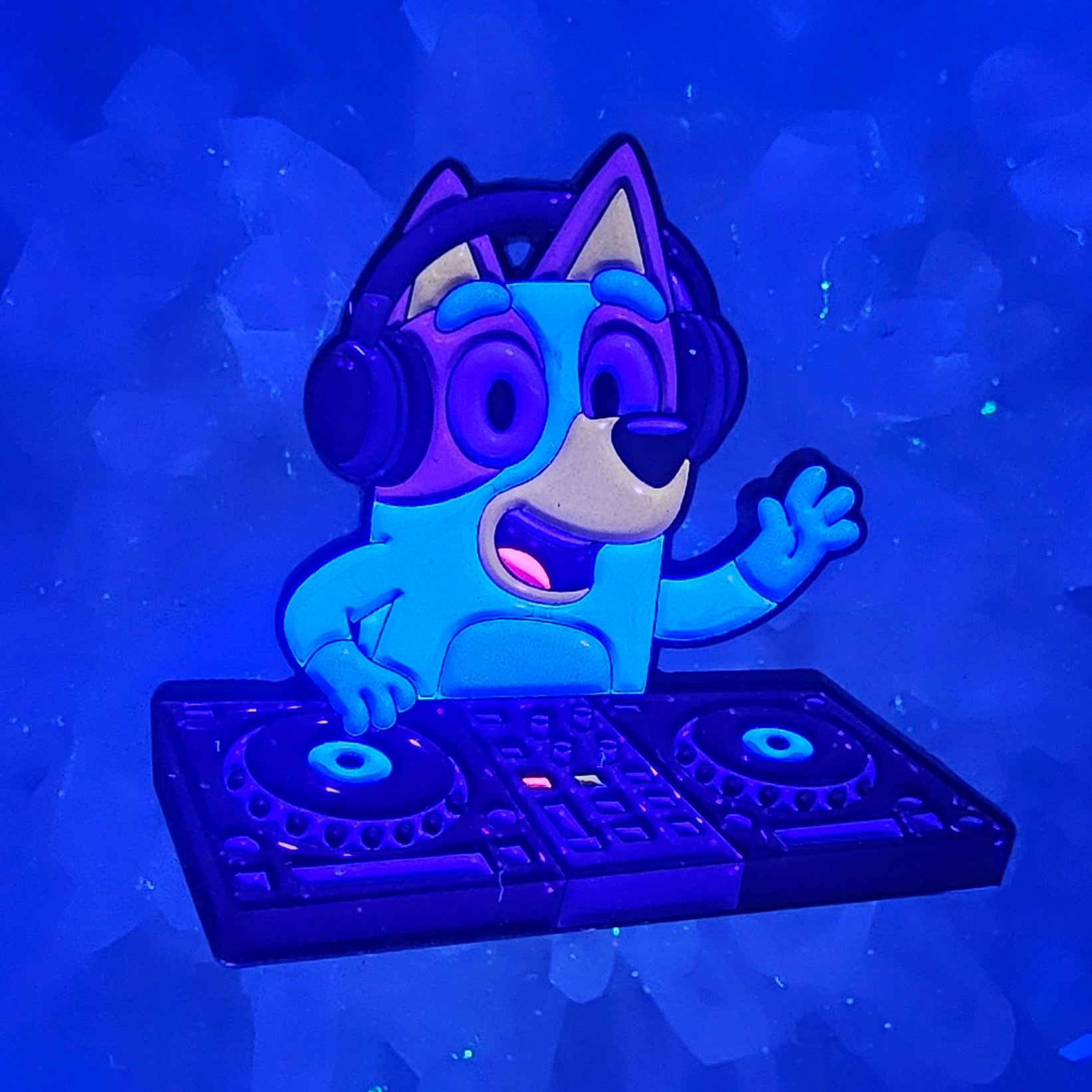 Dj Bluey Dubstep Dog Rave Edm Enamel Pins Hat Pins Lapel Pin Brooch Badge Festival Pin