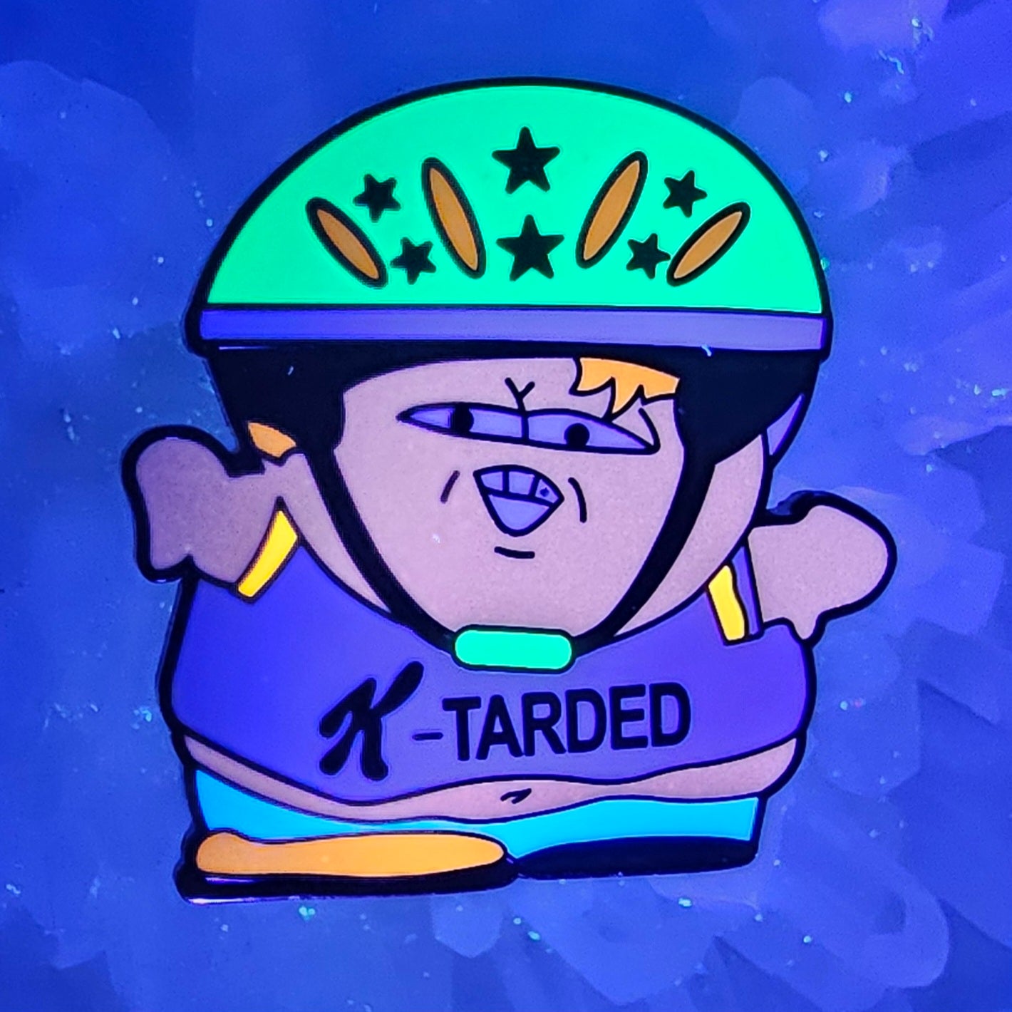 Cartman K Tarded V2 Ketamine South Park Parody 90s Cartoon Enamel Pins Hat Pins Lapel Pin Brooch Badge Festival Pin