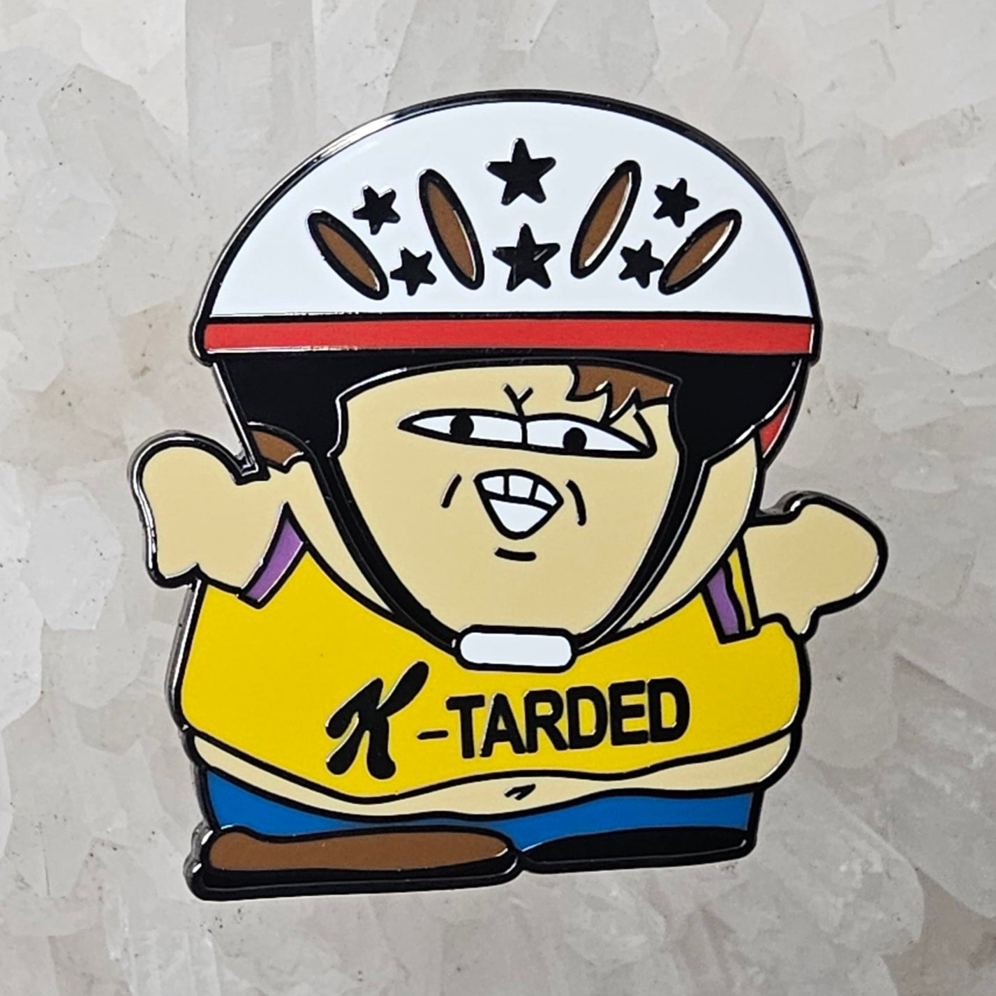 Cartman K Tarded V3 Ketamine South Park Parody 90s Cartoon Enamel Pins Hat Pins Lapel Pin Brooch Badge Festival Pin