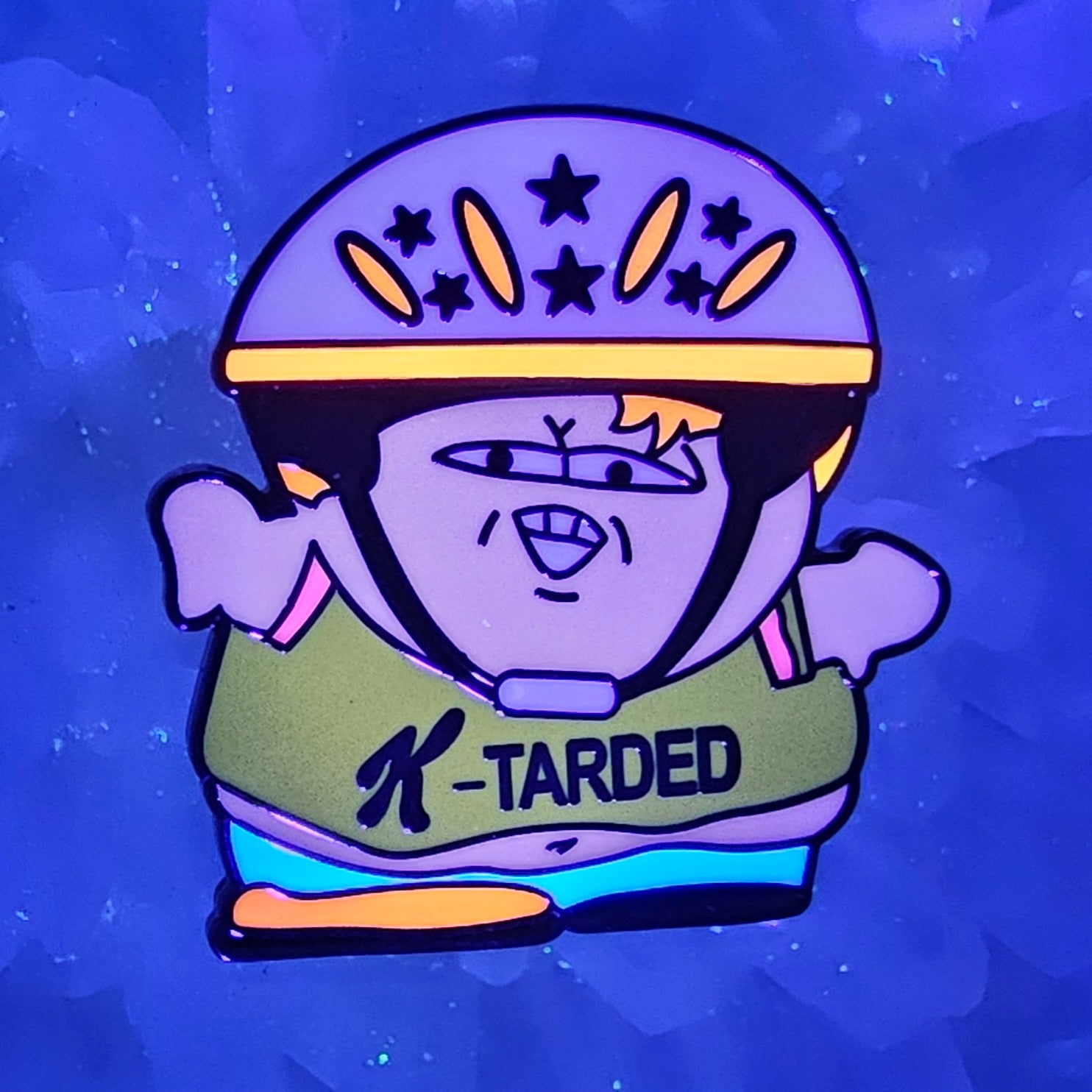 Cartman K Tarded V3 Ketamine South Park Parody 90s Cartoon Enamel Pins Hat Pins Lapel Pin Brooch Badge Festival Pin