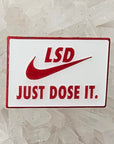 Just Dose It V1 Lsd Psychedelic Acid Enamel Pins Hat Pins Lapel Pin Brooch Badge Festival Pin