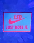 Just Dose It V1 Lsd Psychedelic Acid Enamel Pins Hat Pins Lapel Pin Brooch Badge Festival Pin