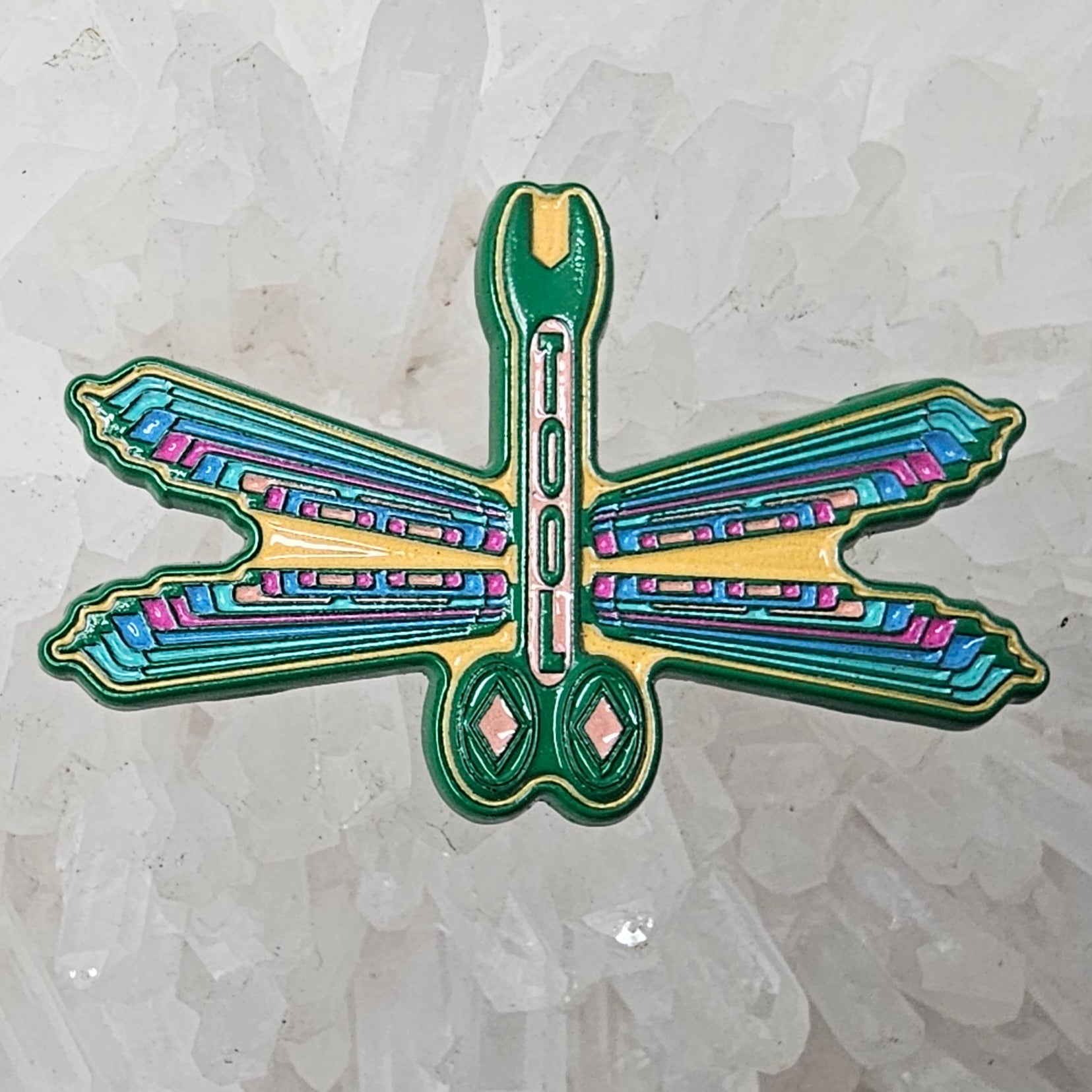 Tool Dragonfly Wings Metal Rock Music Enamel Pins Hat Pins Lapel Pin Brooch Badge Festival Pin
