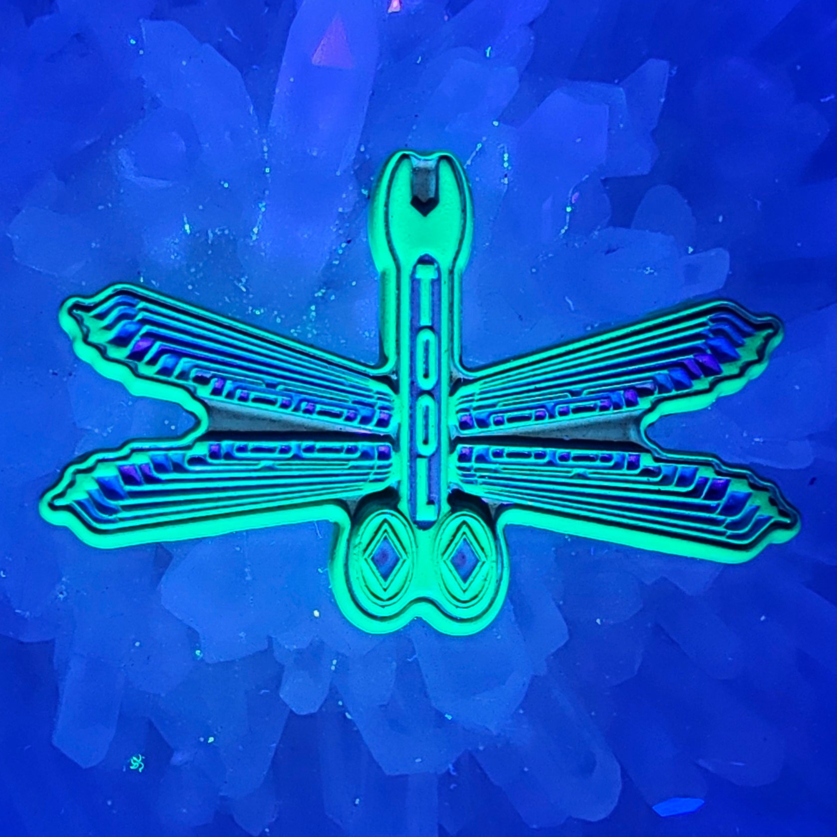 Tool Dragonfly Wings Metal Rock Music Enamel Pins Hat Pins Lapel Pin Brooch Badge Festival Pin