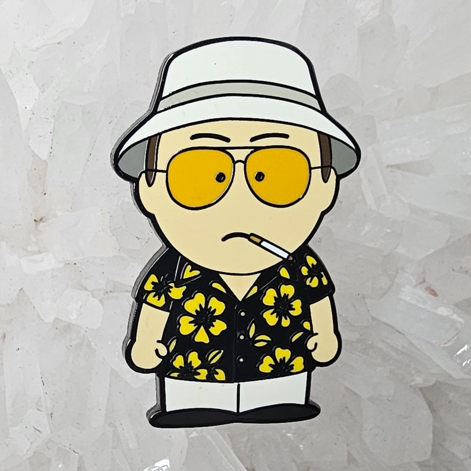 South Hunter S Thompson Park Fear And Loathing Enamel Pins Hat Pins Lapel Pin Brooch Badge Festival Pin
