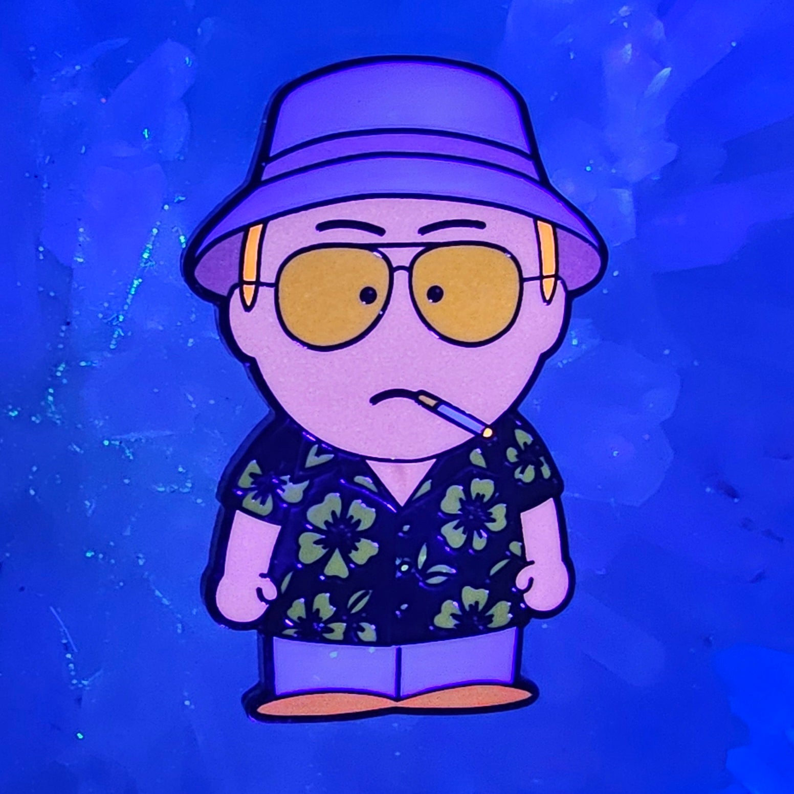 South Hunter S Thompson Park Fear And Loathing Enamel Pins Hat Pins Lapel Pin Brooch Badge Festival Pin