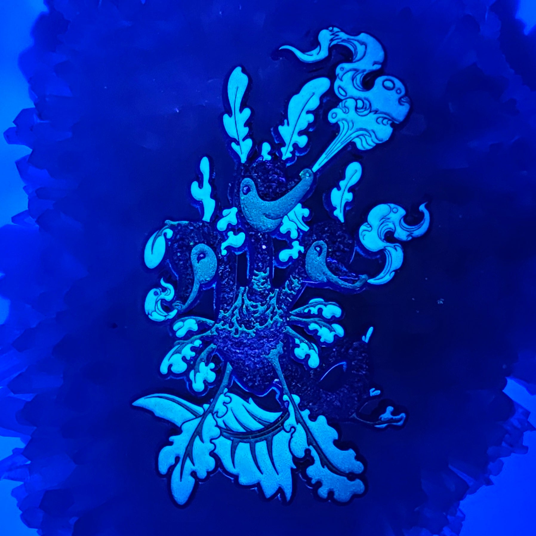 Ethereal Seahorse V4 Sea Creature Psychedelic Art Enamel Pins Hat Pins Lapel Pin Brooch Badge Festival Pin