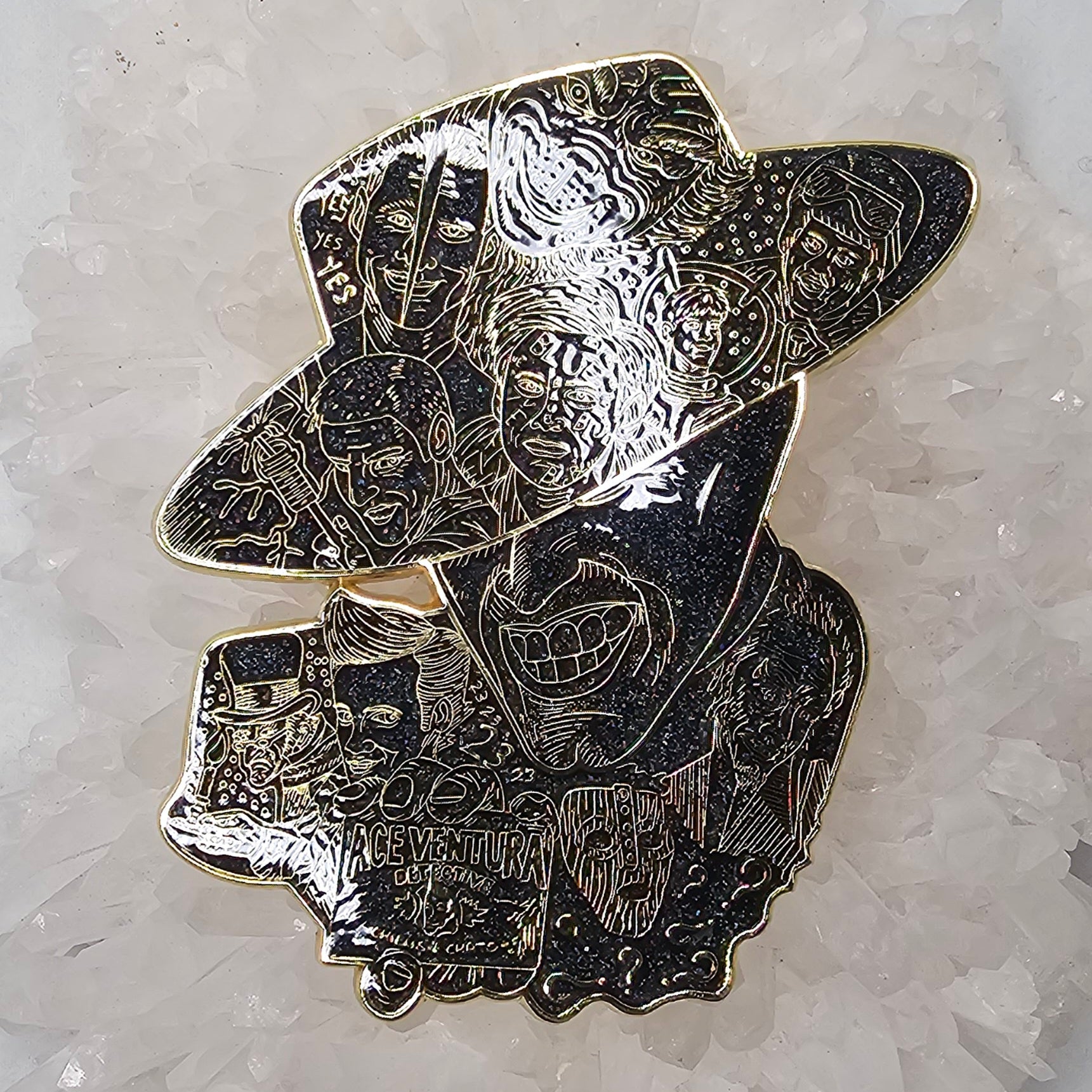 The Mask Jim Carey Universe V1 Psychedelic Art Enamel Pins Hat Pins Lapel Pin Brooch Badge Festival Pin
